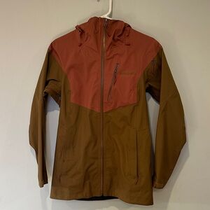Patagonia Brown and Rust Raincoat